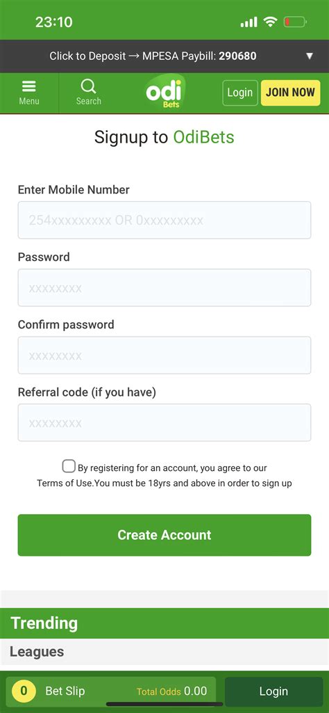 Login to Your OdiBets Account: Welcome Bonus.